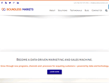 Tablet Screenshot of boundlessmarkets.com